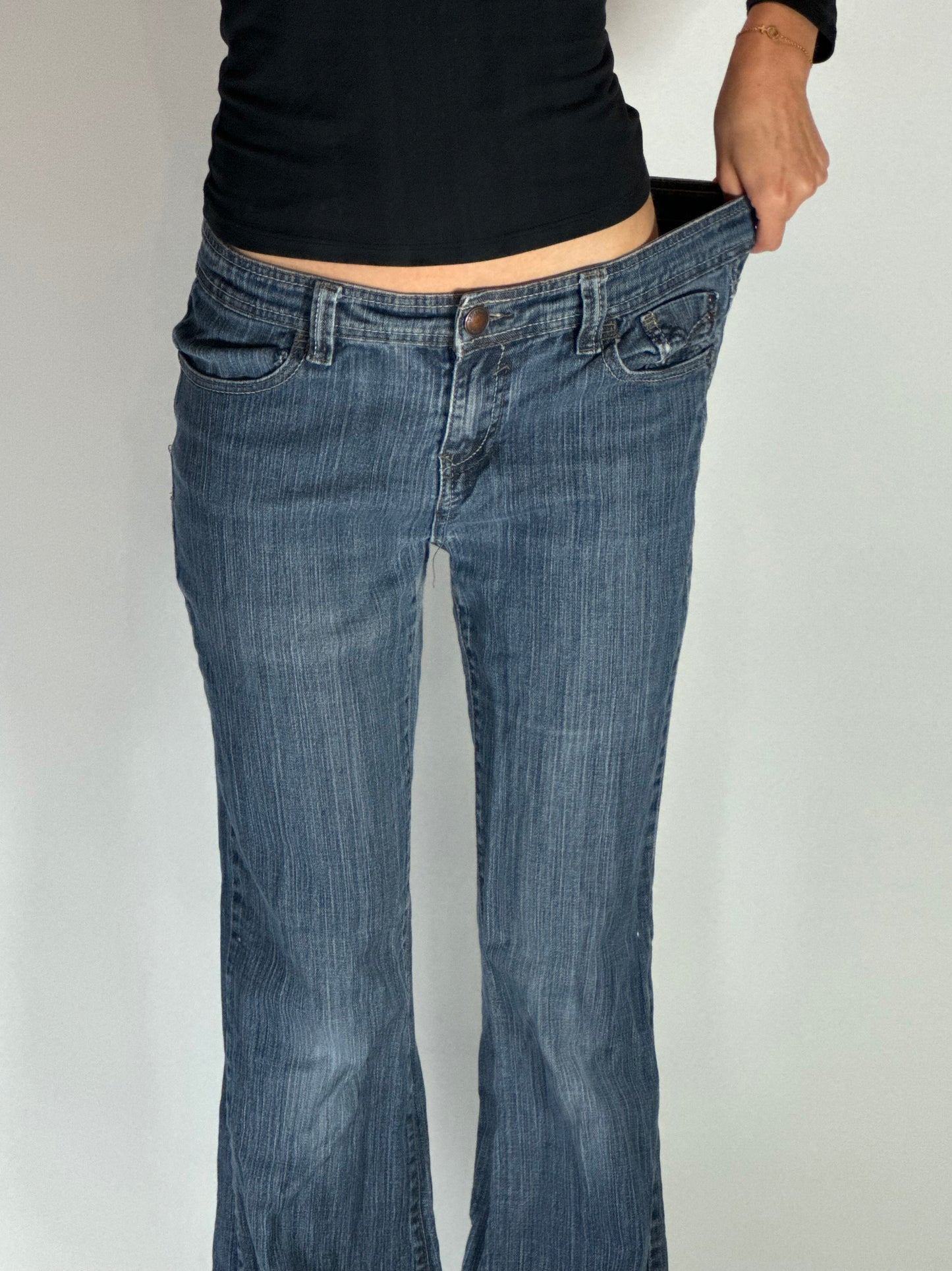 Lågmidjade jeans stl: M