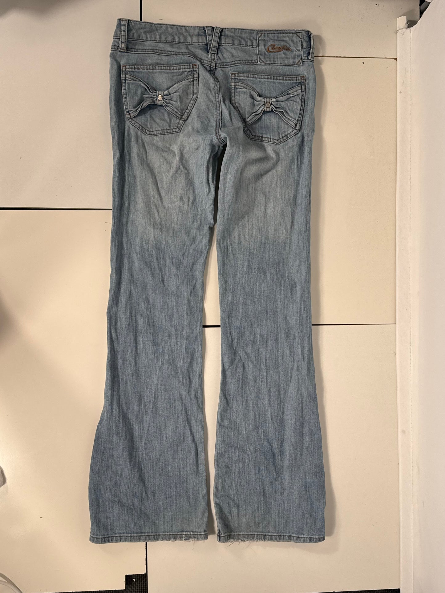 Lavtaljede jeans str: S