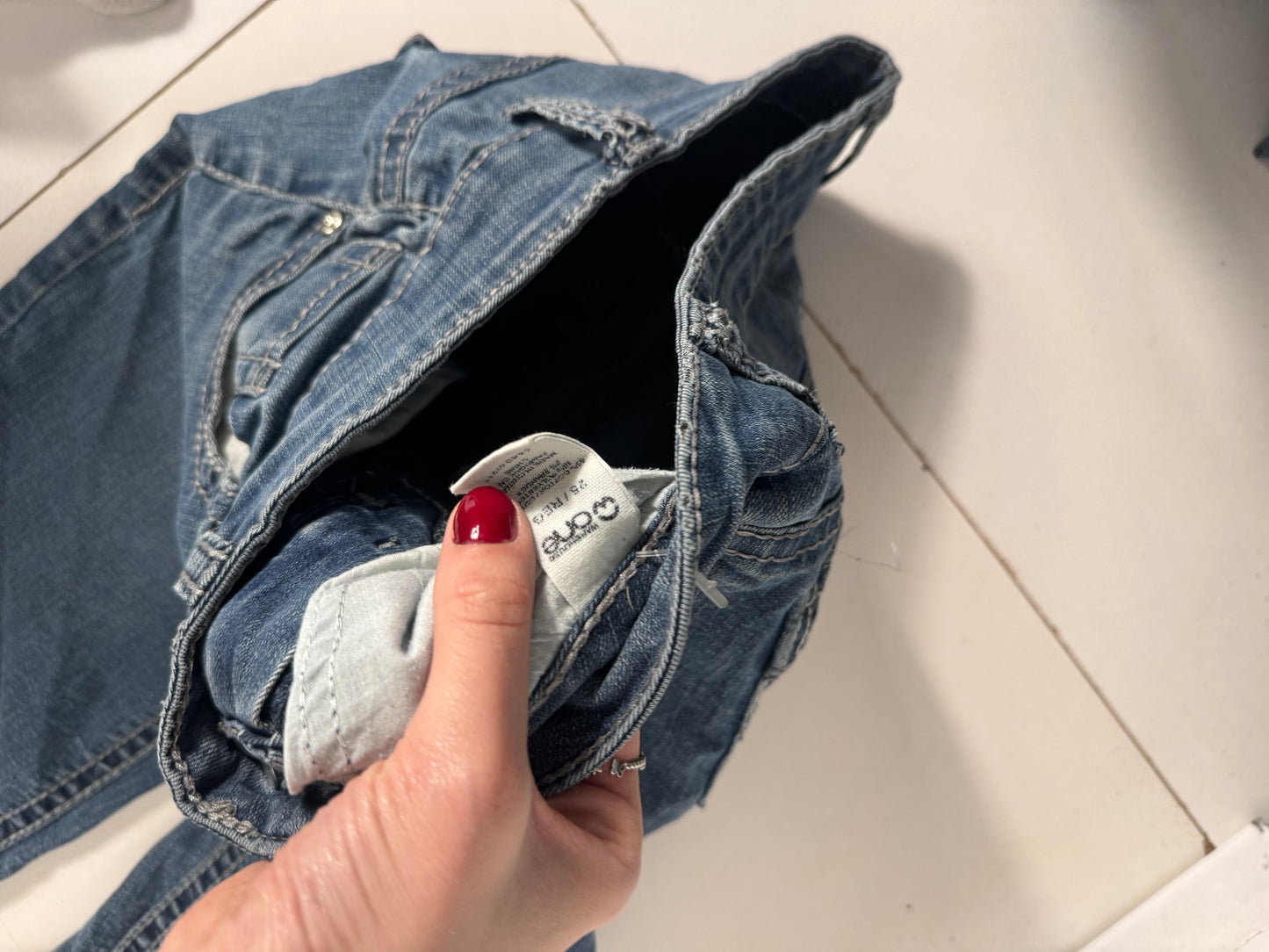 Lågmidjade jeans stl: XS