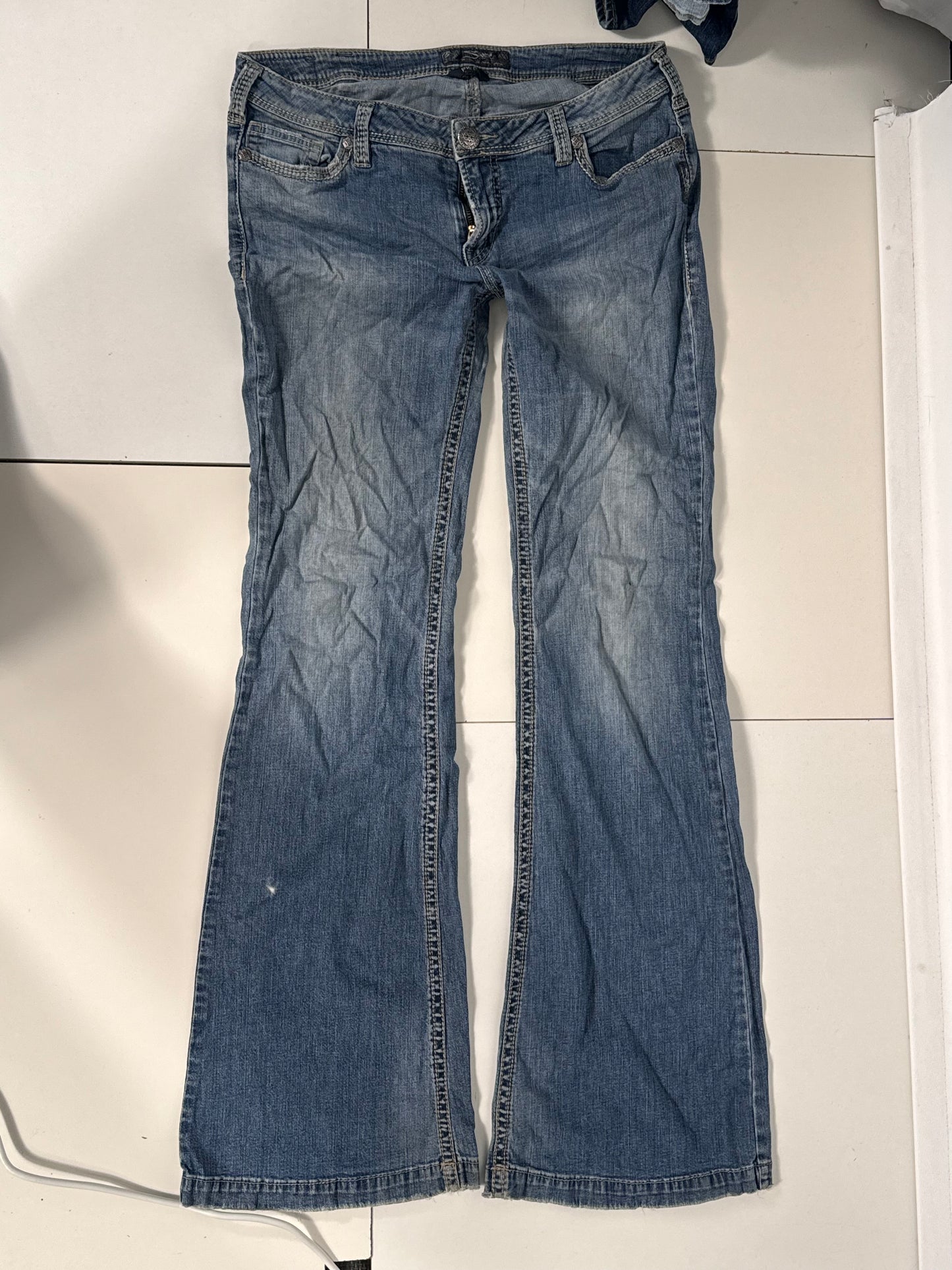 Lågmidjade jeans stl: M