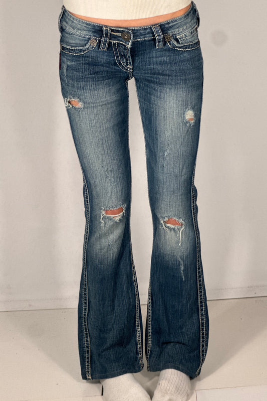 Lågmidjade jeans stl: XS