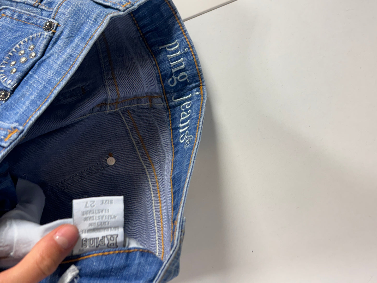 Lågmidjade jeans stl: XXS
