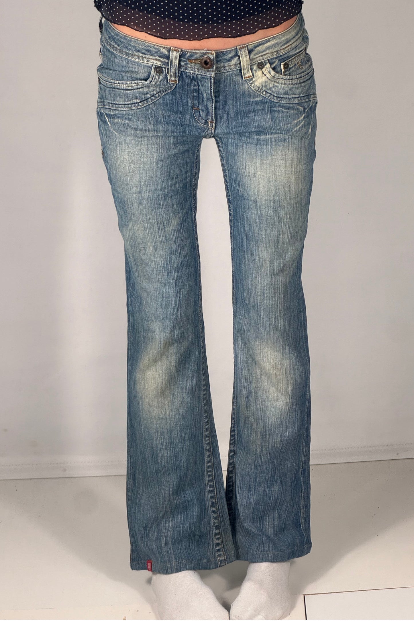 Lågmidjade jeans stl: S
