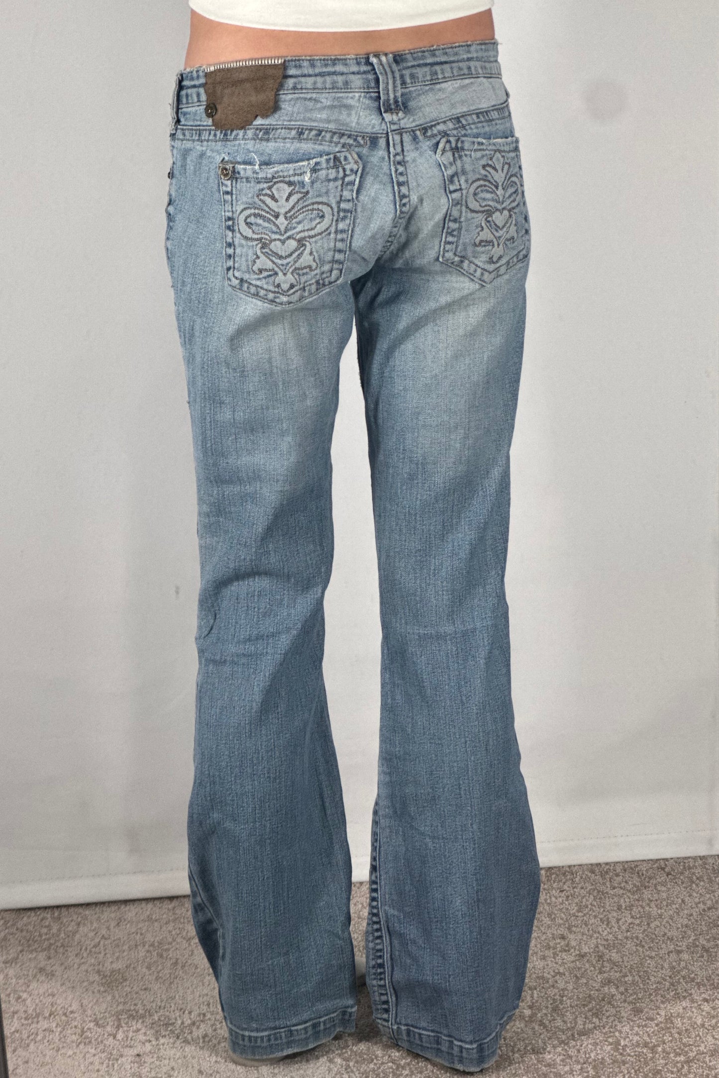 Lågmidjade jeans stl: XS