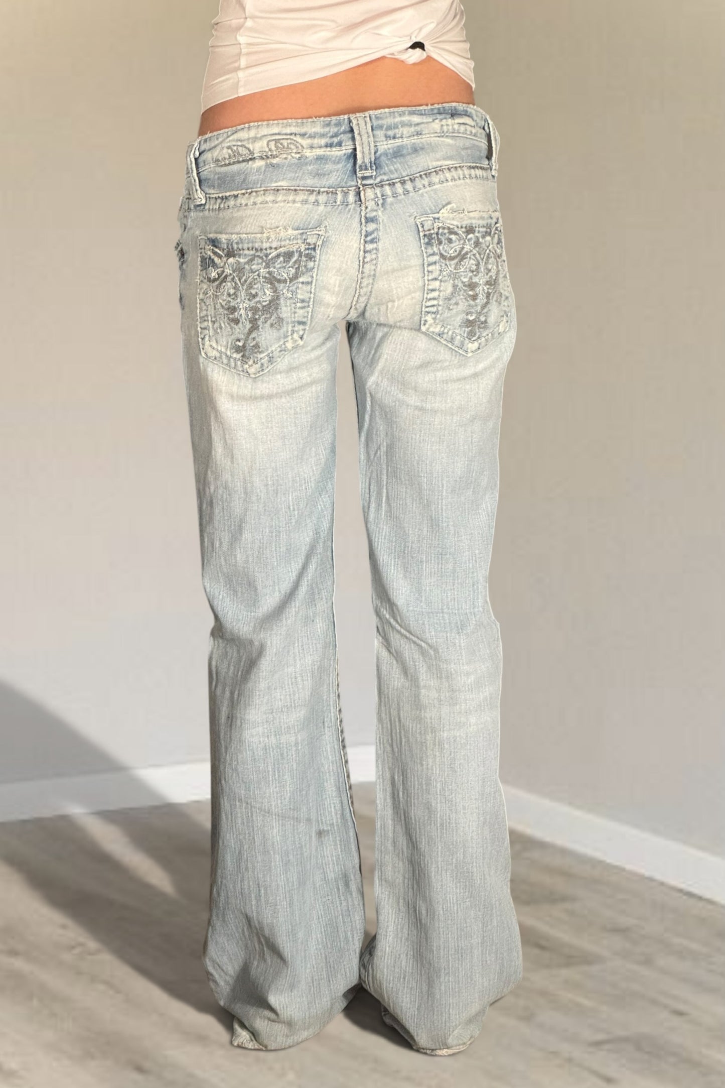 Lågmidjade jeans stl: S