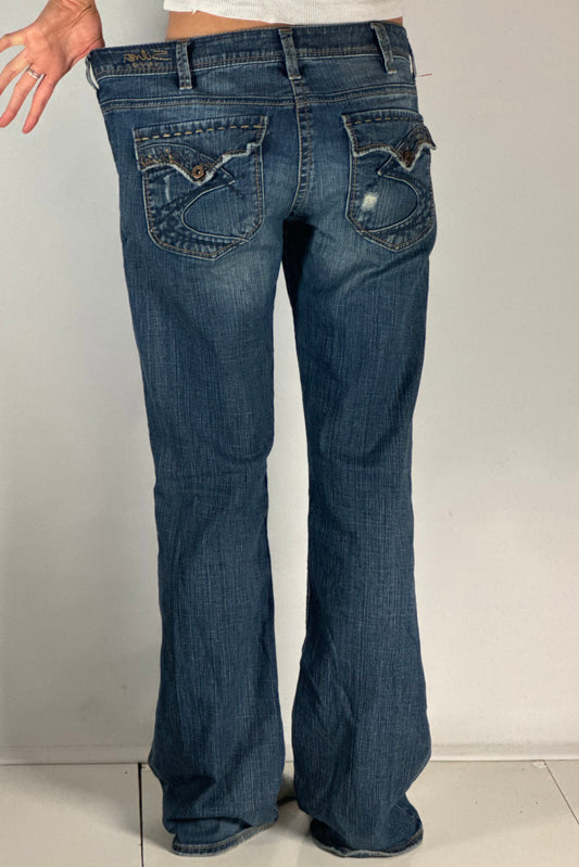 Lågmidjade jeans stl: L
