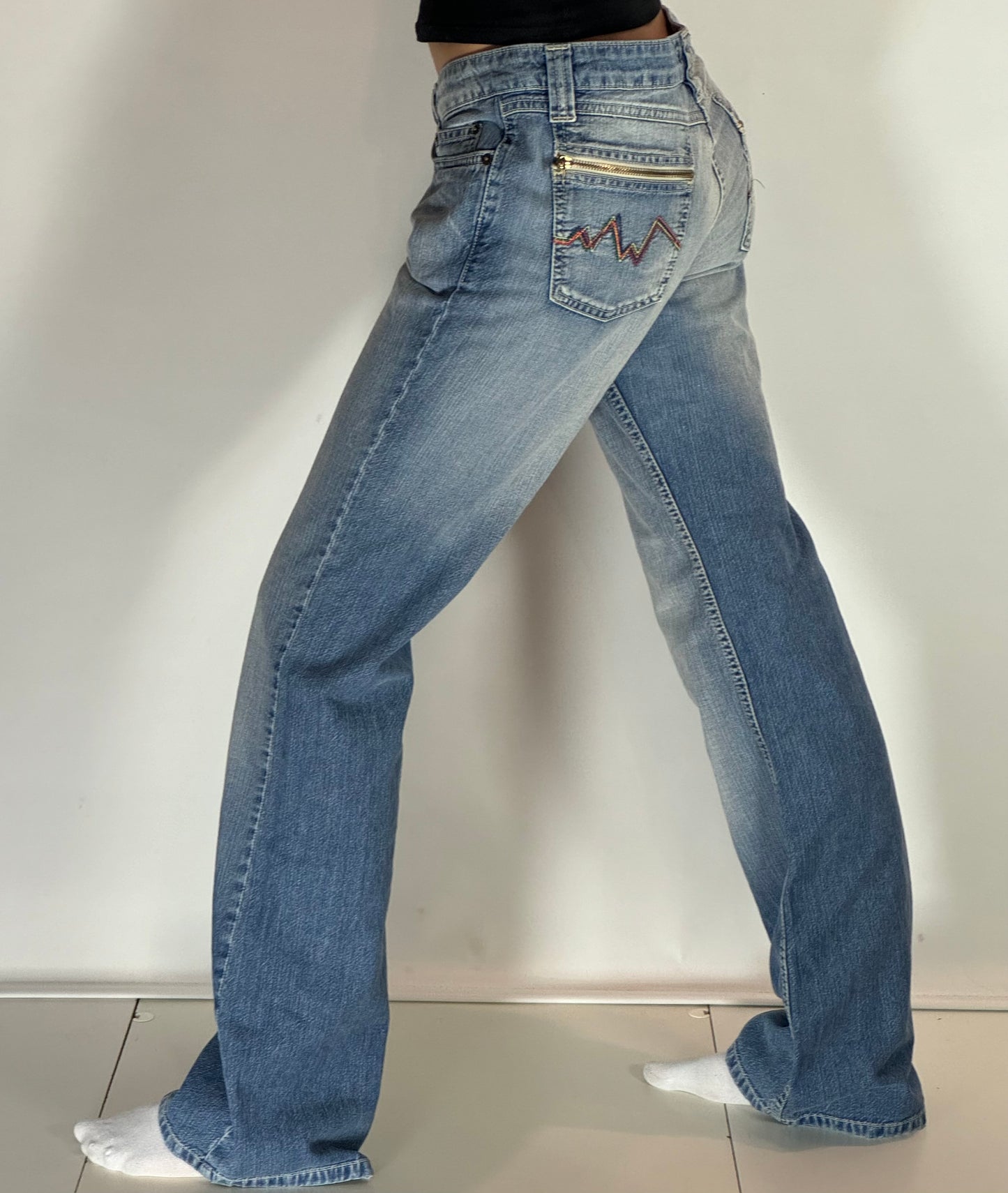 Lågmidjade jeans stl: M