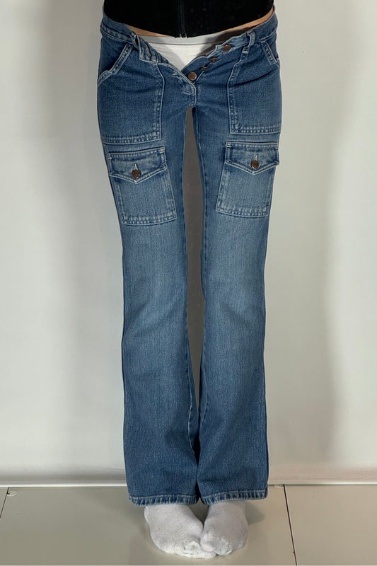 Lågmidjade jeans stl: XXS