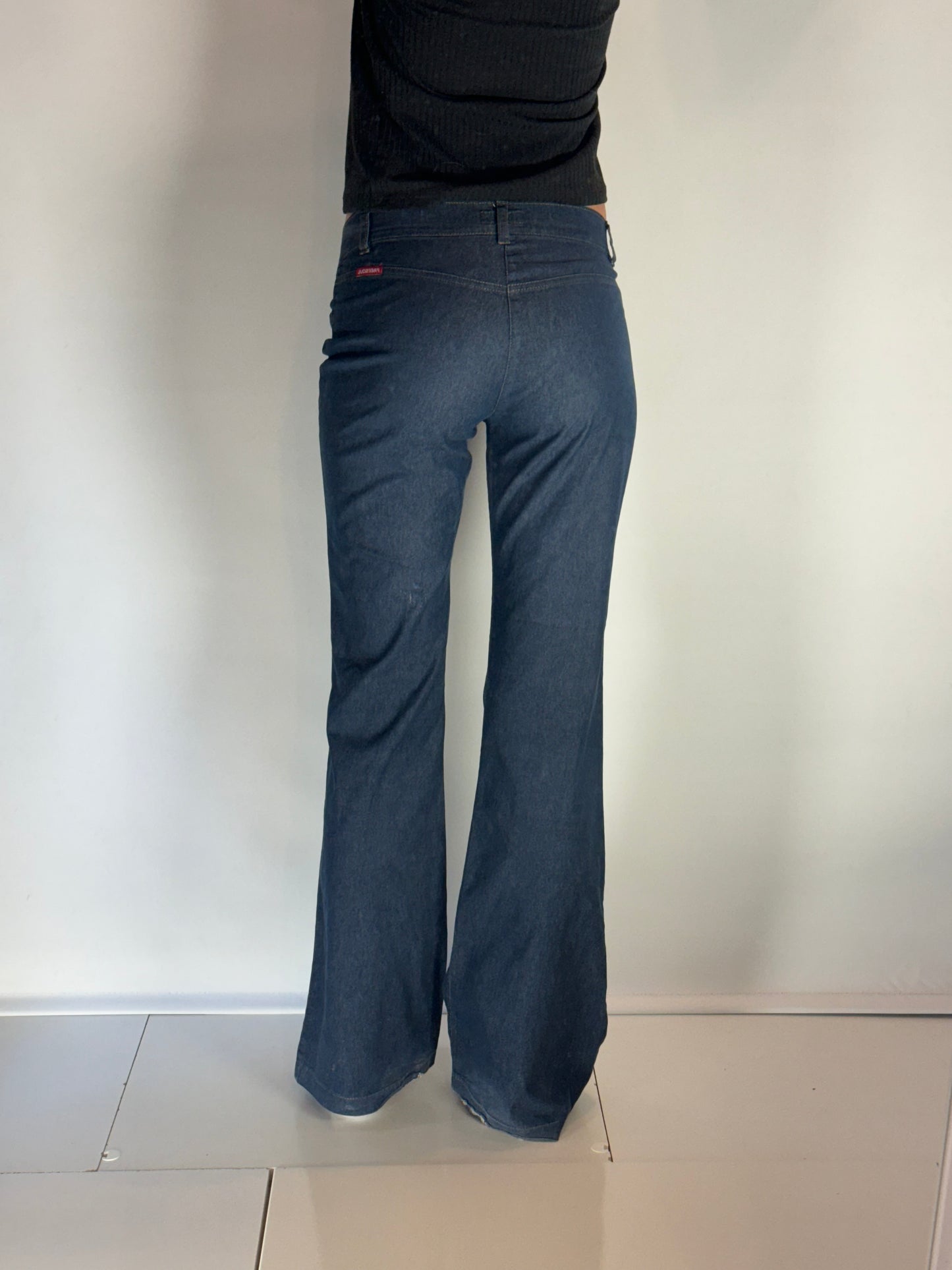Lågmidjade jeans–stl: XS