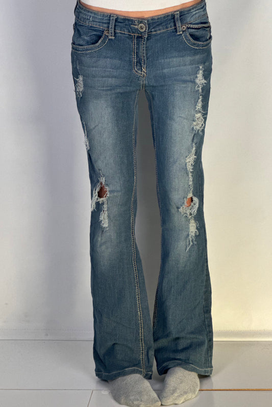 Lågmidjade jeans stl: S/M