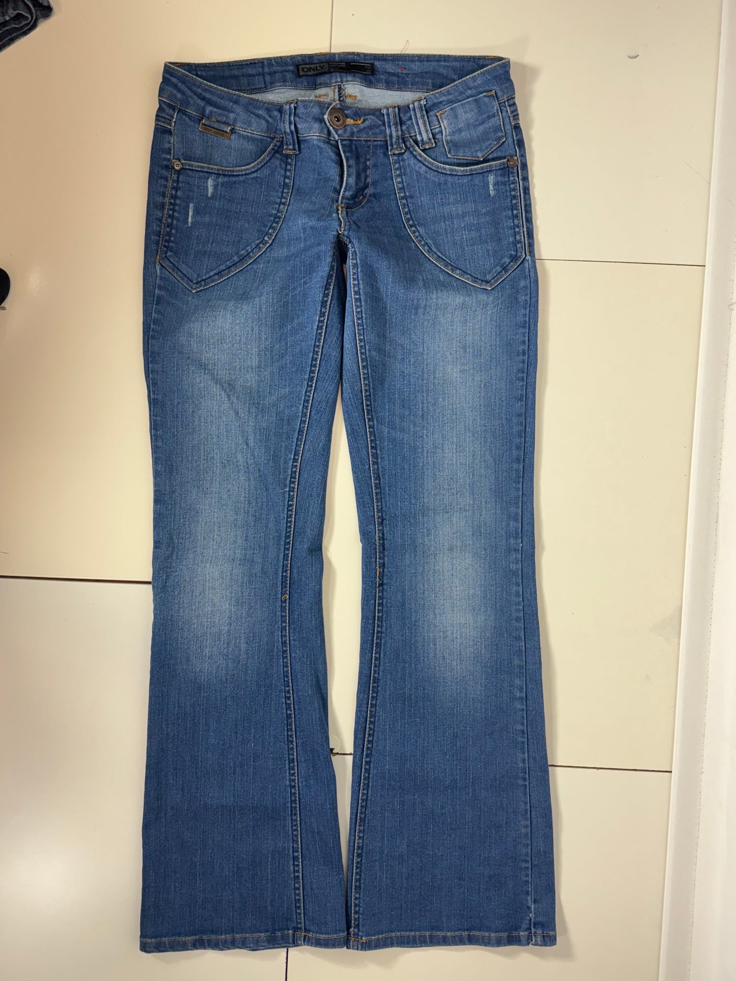 Lågmidjade jeans stl: S