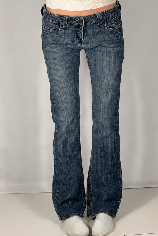 Lavtaljede jeans str: S