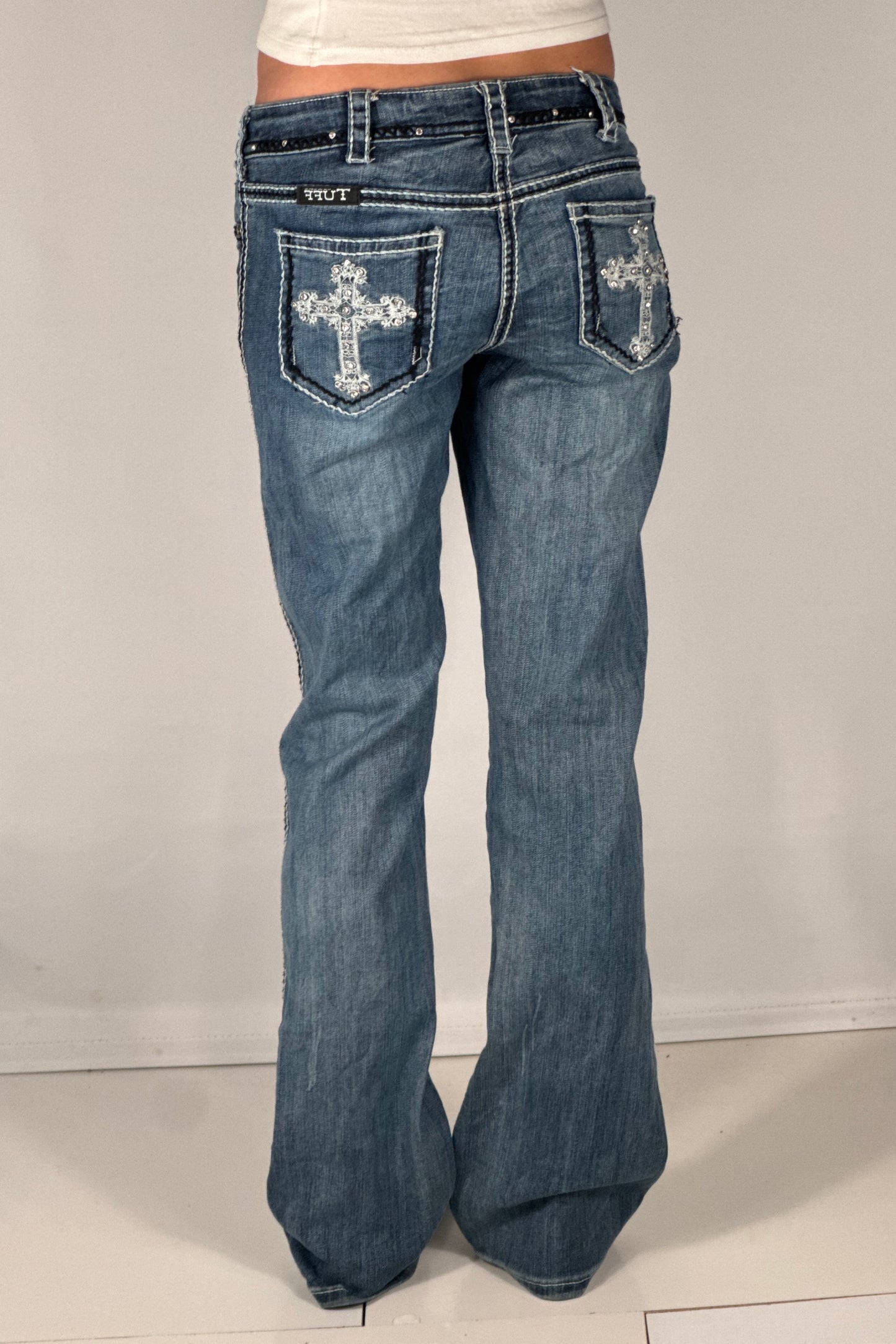 Lågmidjade jeans stl: XS