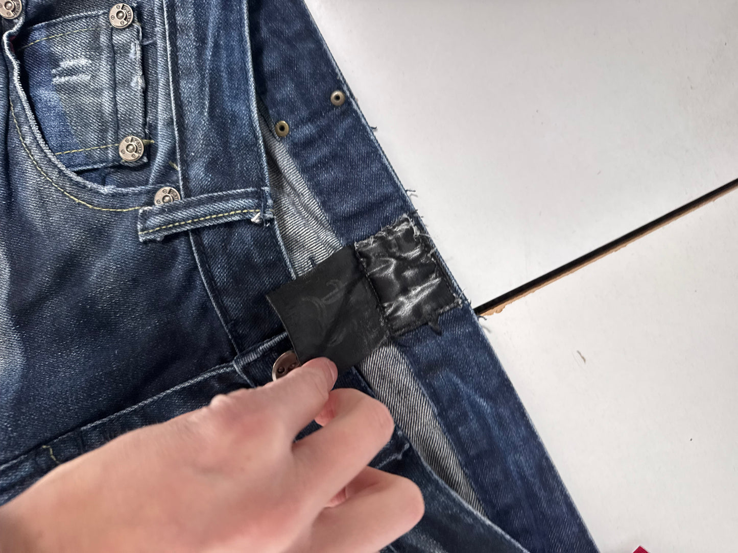 Lågmidjade jeans stl: S