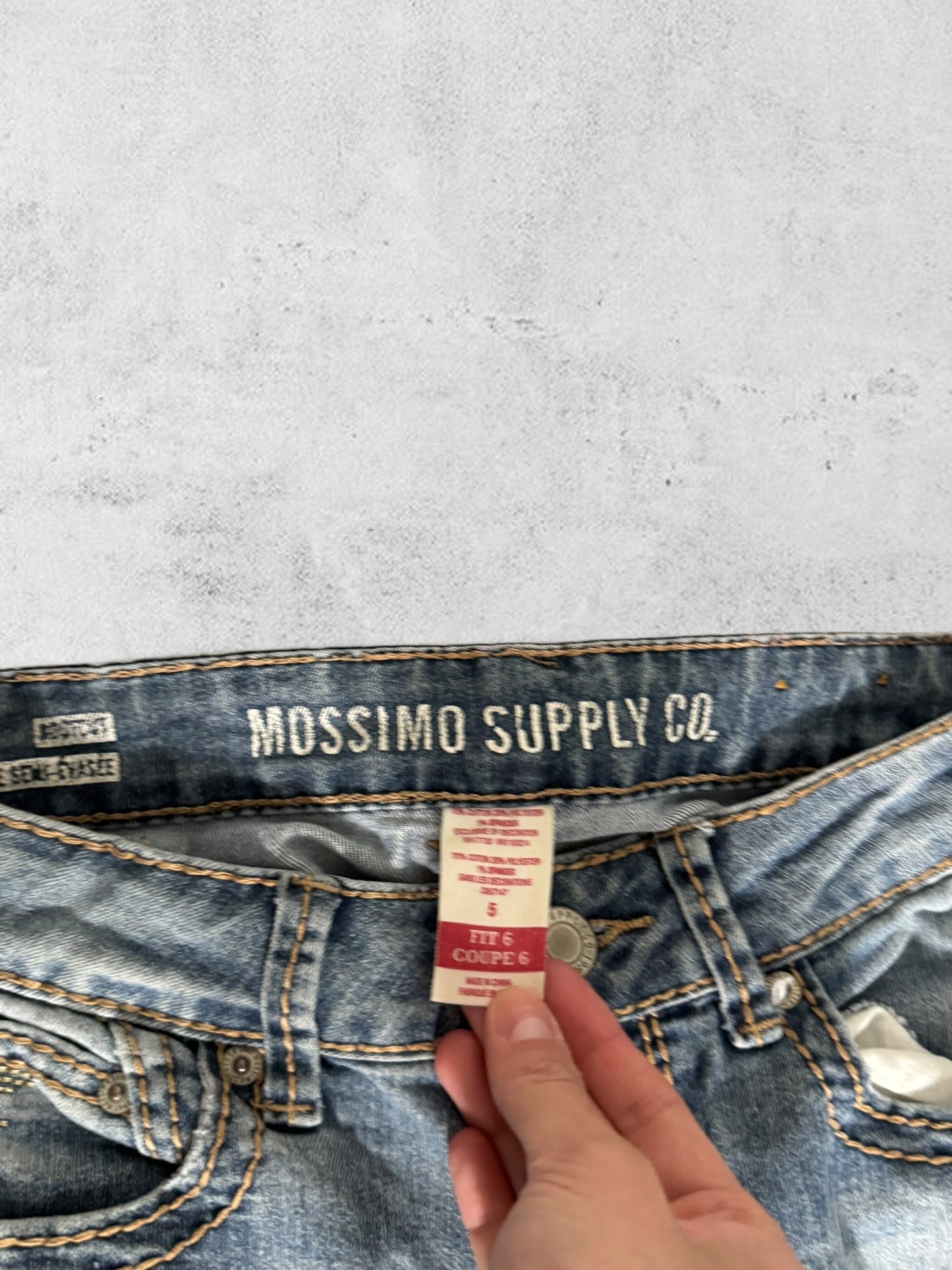Lågmidjade jeans stl: XS