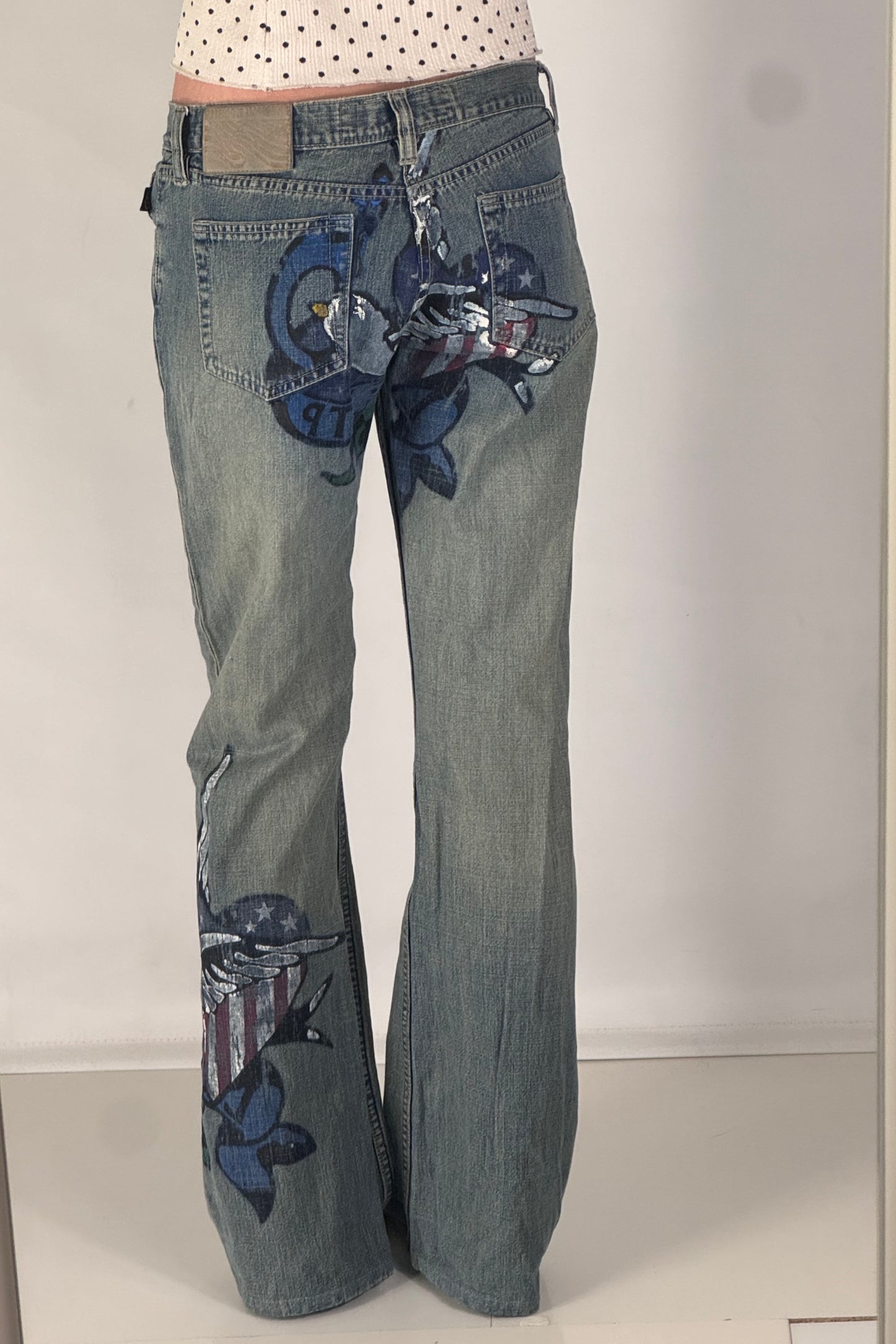 Lågmidjade jeans stl: XS/S