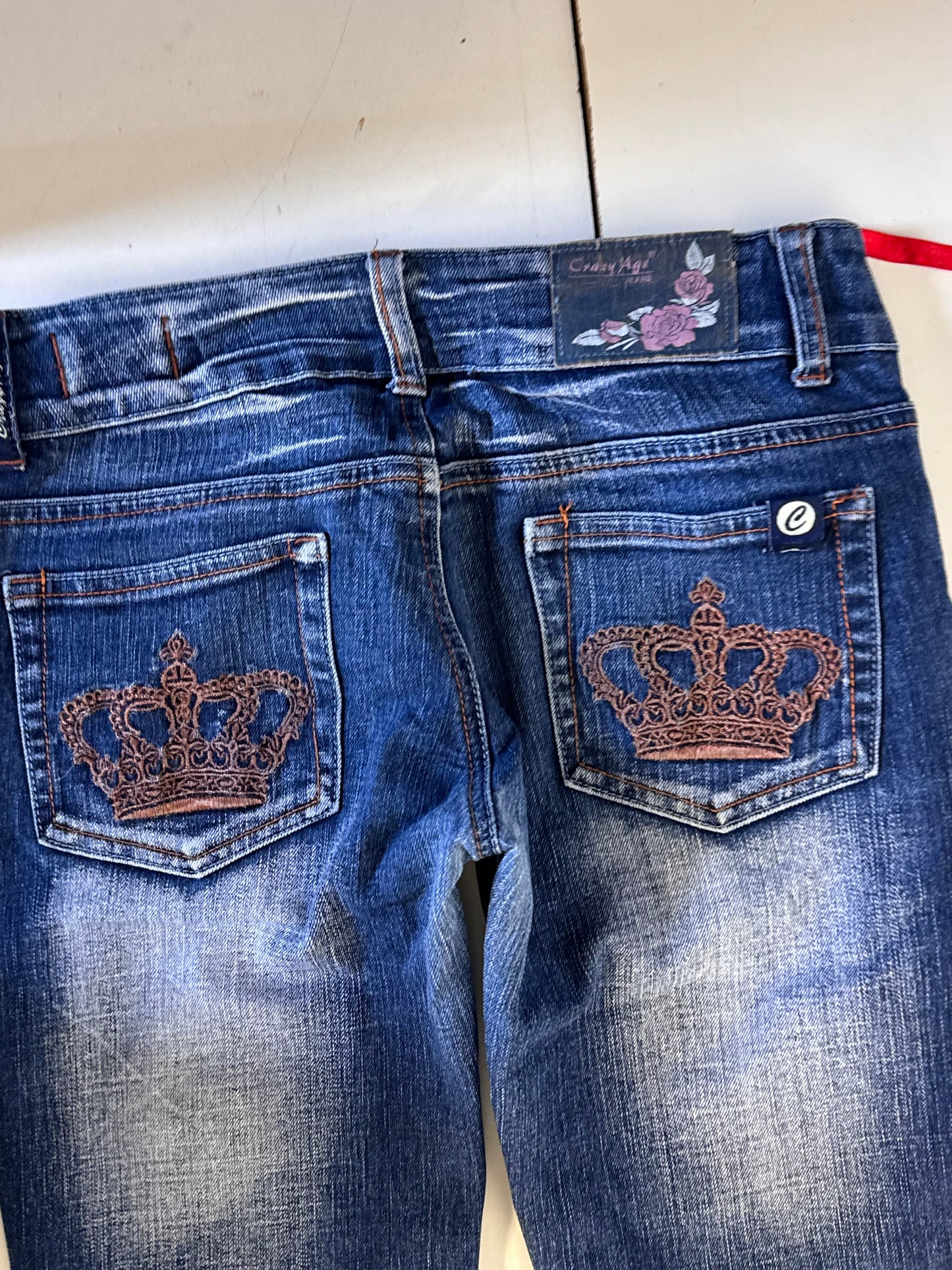 Lågmidjade jeans stl: XS