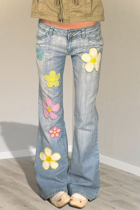 Lågmidjade jeans stl: S