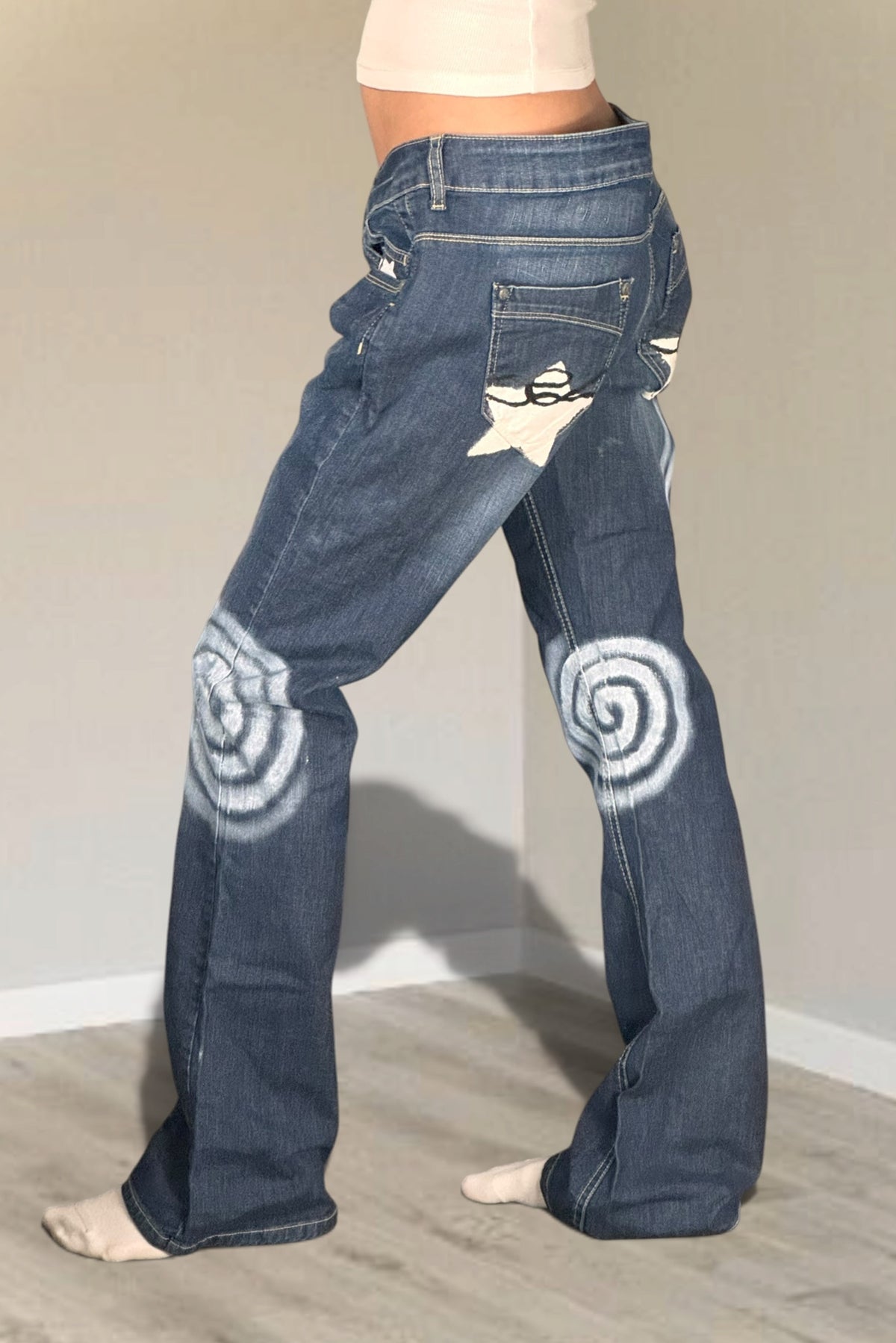 Lågmidjade jeans stl: L