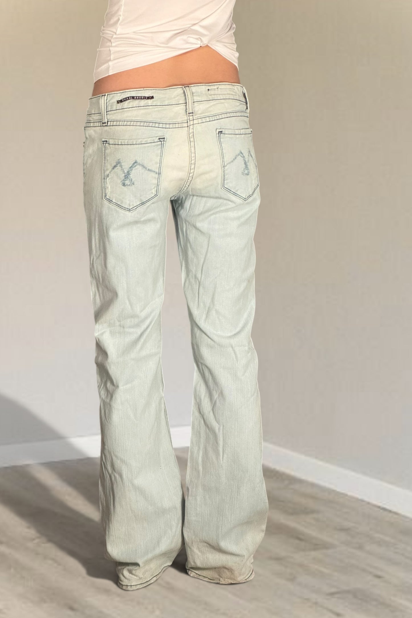 Lågmidjade jeans stl: S/M