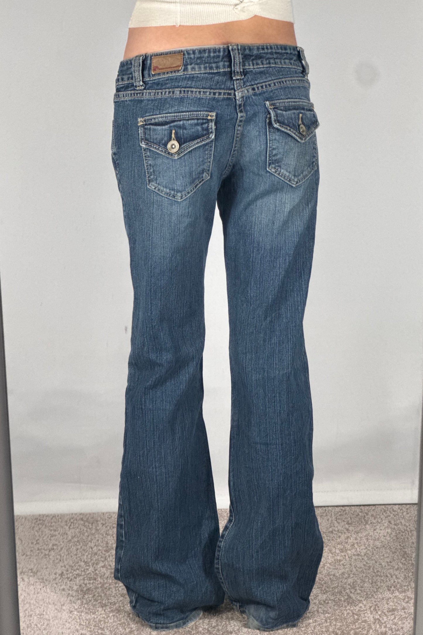 Lågmidjade jeans stl: S
