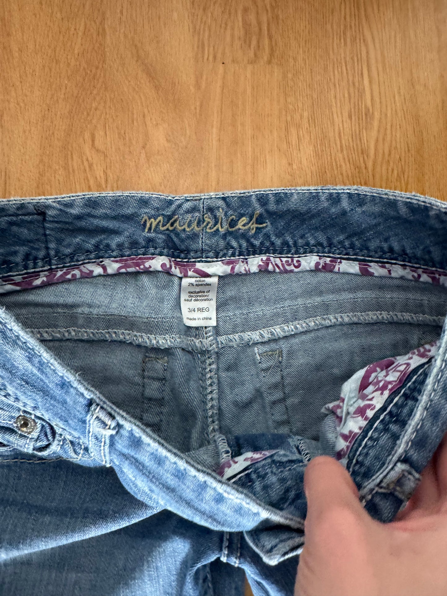Lågmidjade jeans stl: S