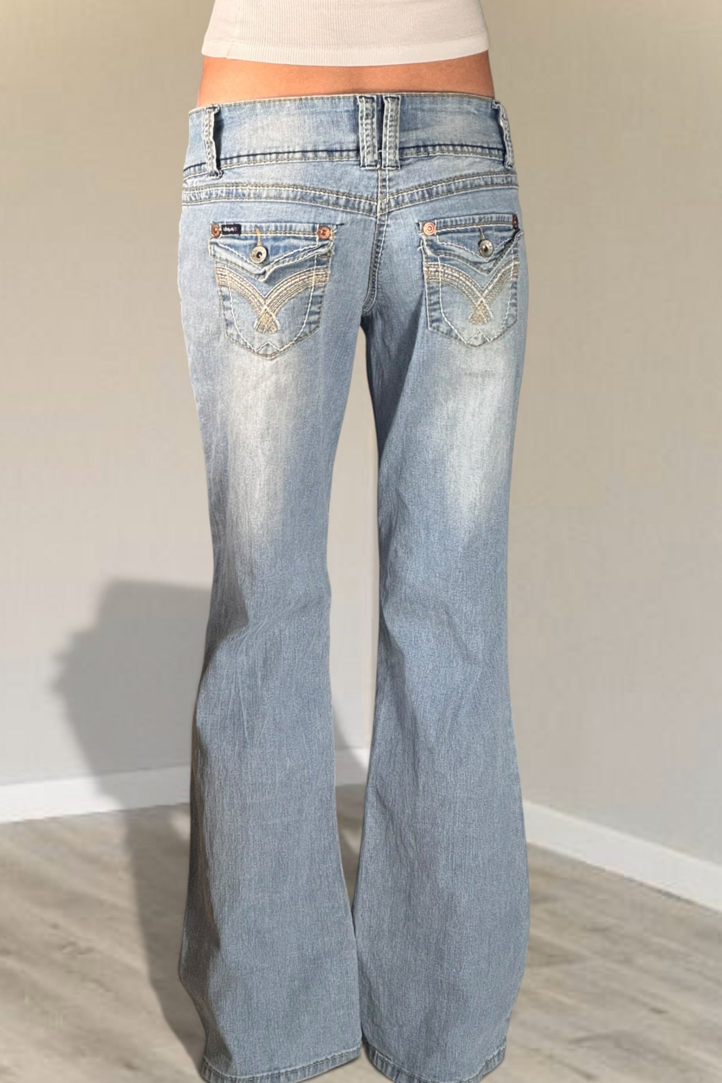 Lågmidjade jeans stl: S