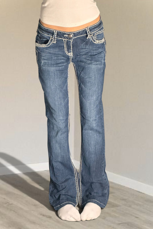 Lågmidjade jeans stl: S/M