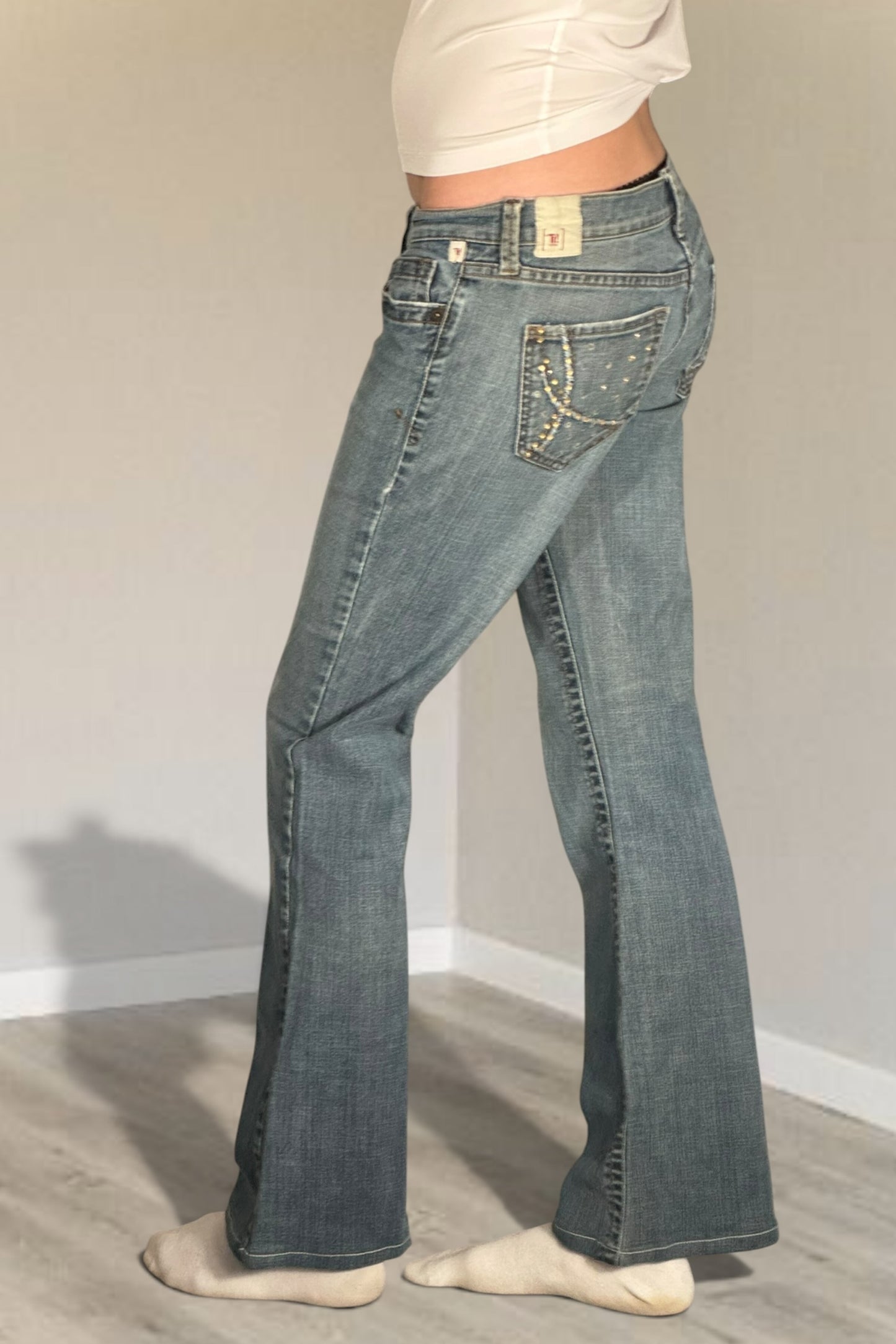 Lågmidjade jeans stl: XS/S