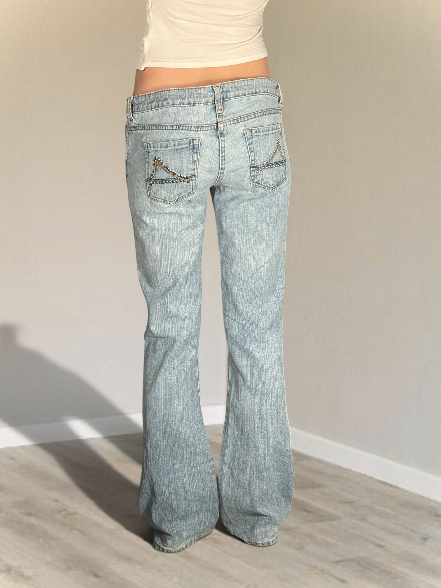 Lågmidjade jeans stl: M