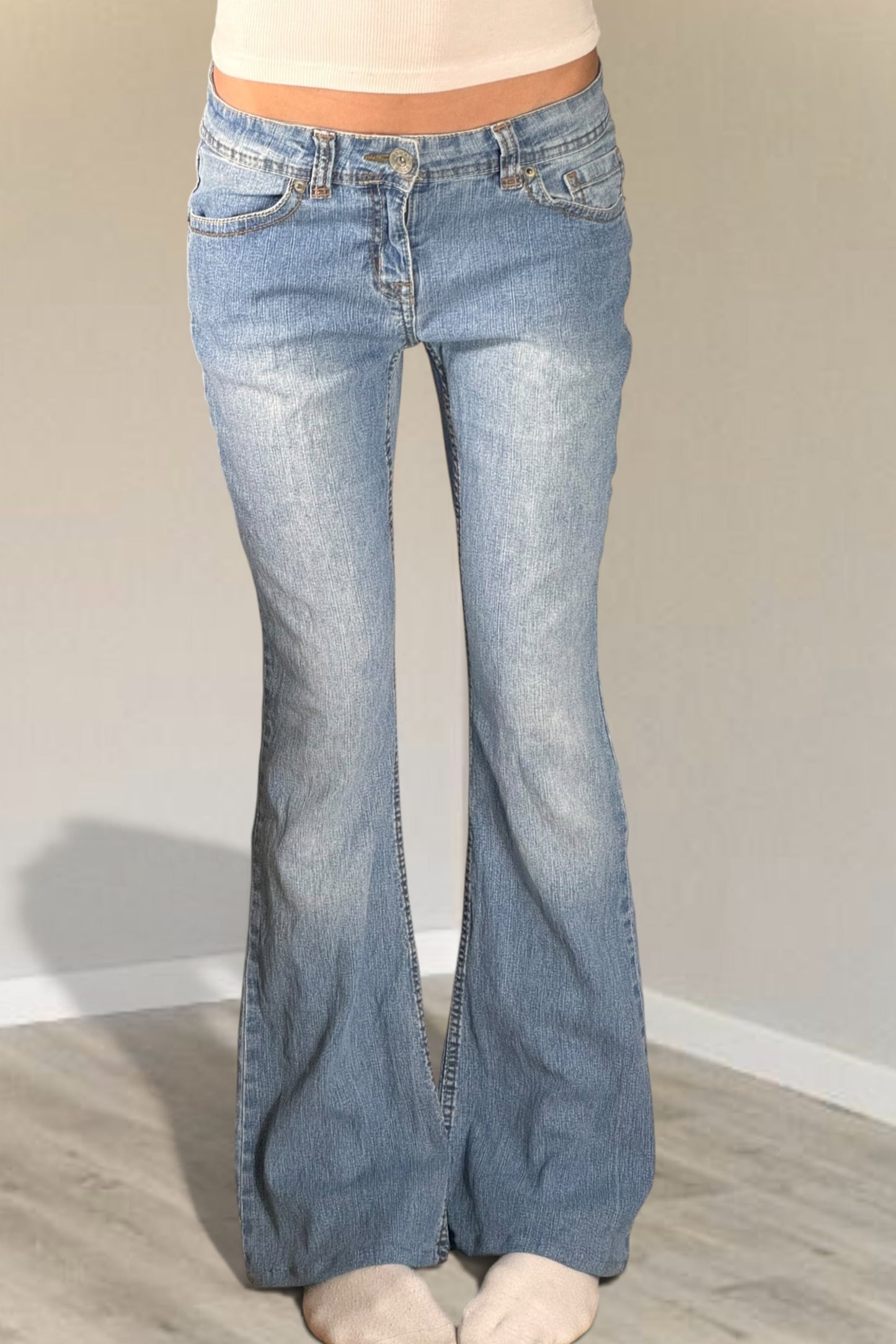 Lågmidjade jeans stl: S