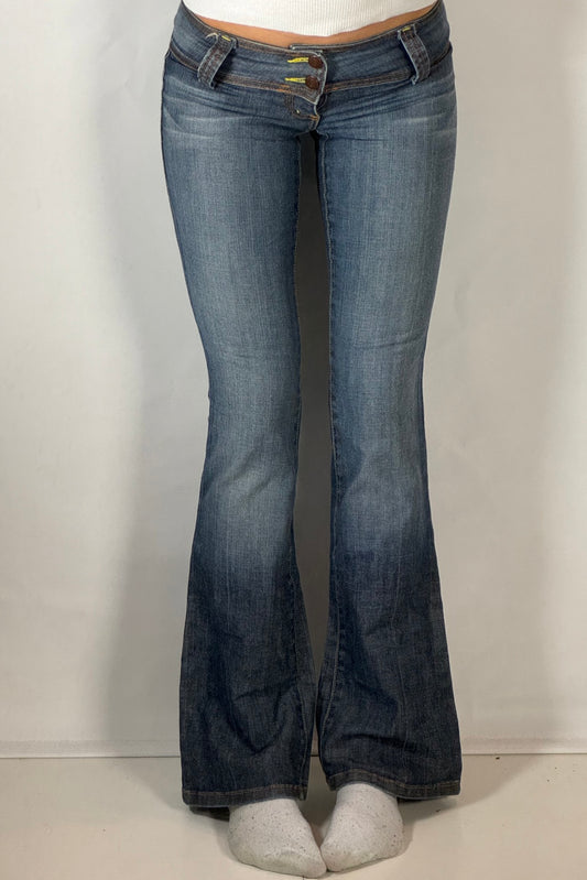 Lågmidjade jeans stl: XXS/XS