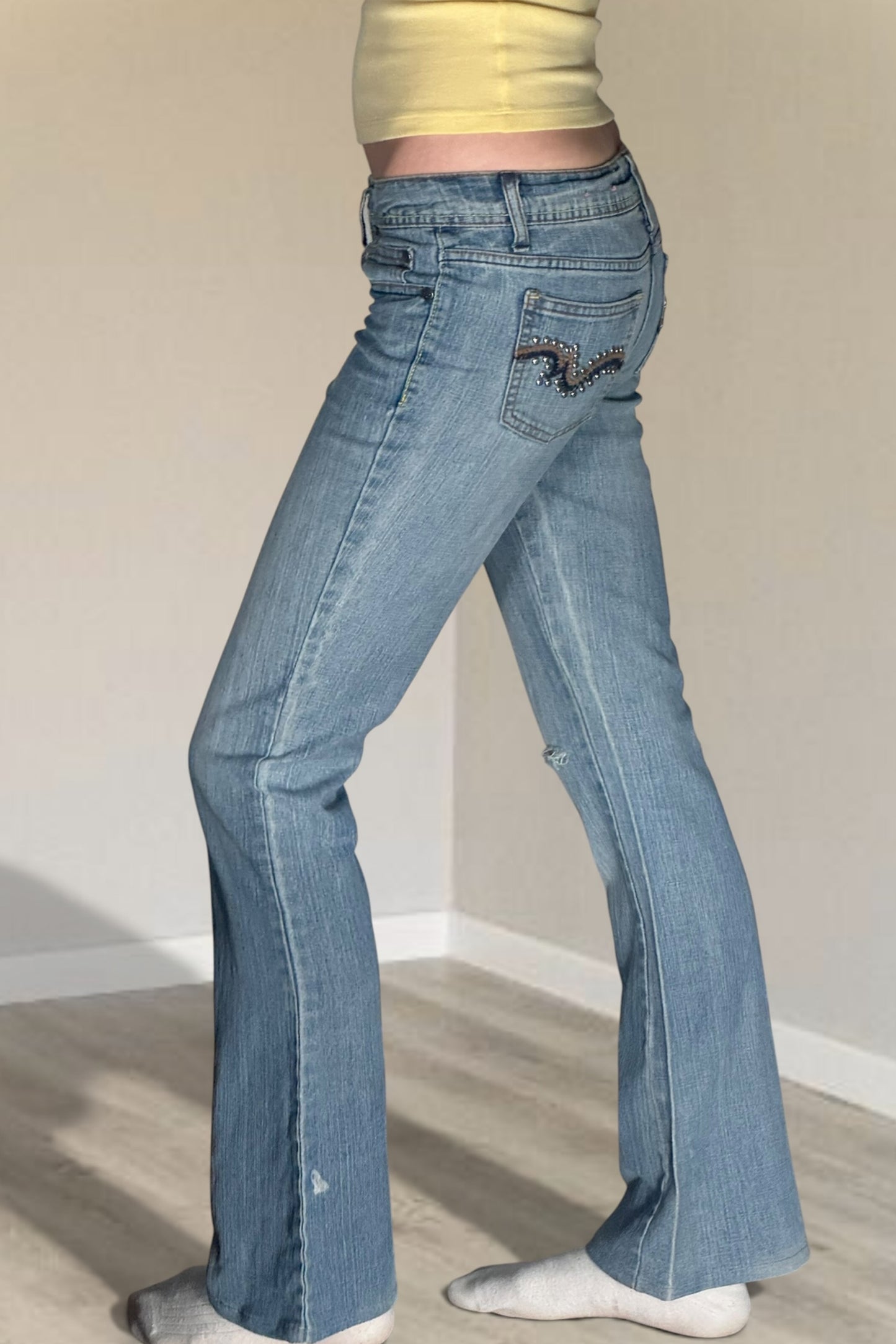 Lågmidjade jeans stl: XS