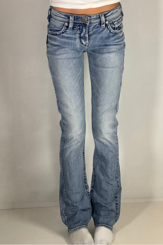 Lågmidjade jeans stl: XS