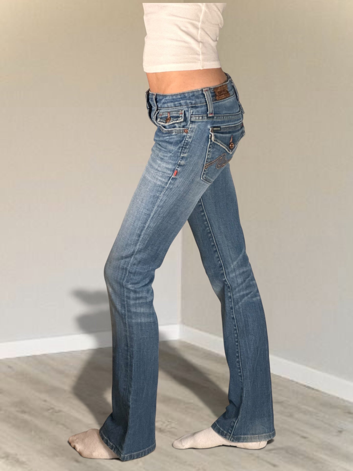 Lågmidjade jeans stl: XS/S