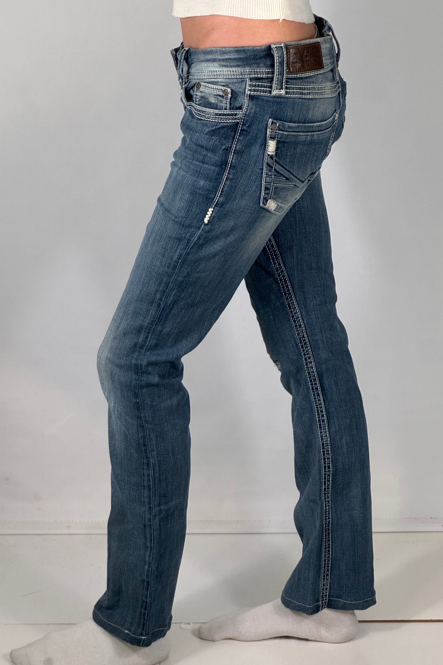 Lågmidjade jeans stl: S