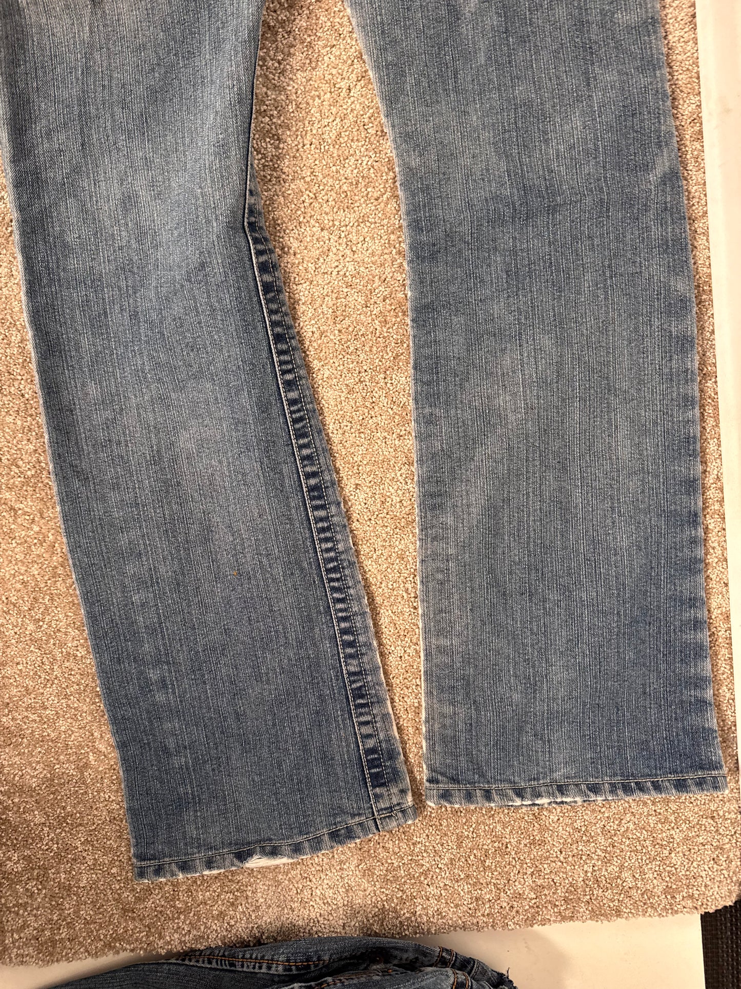 Utsvängda jeans stl: XS