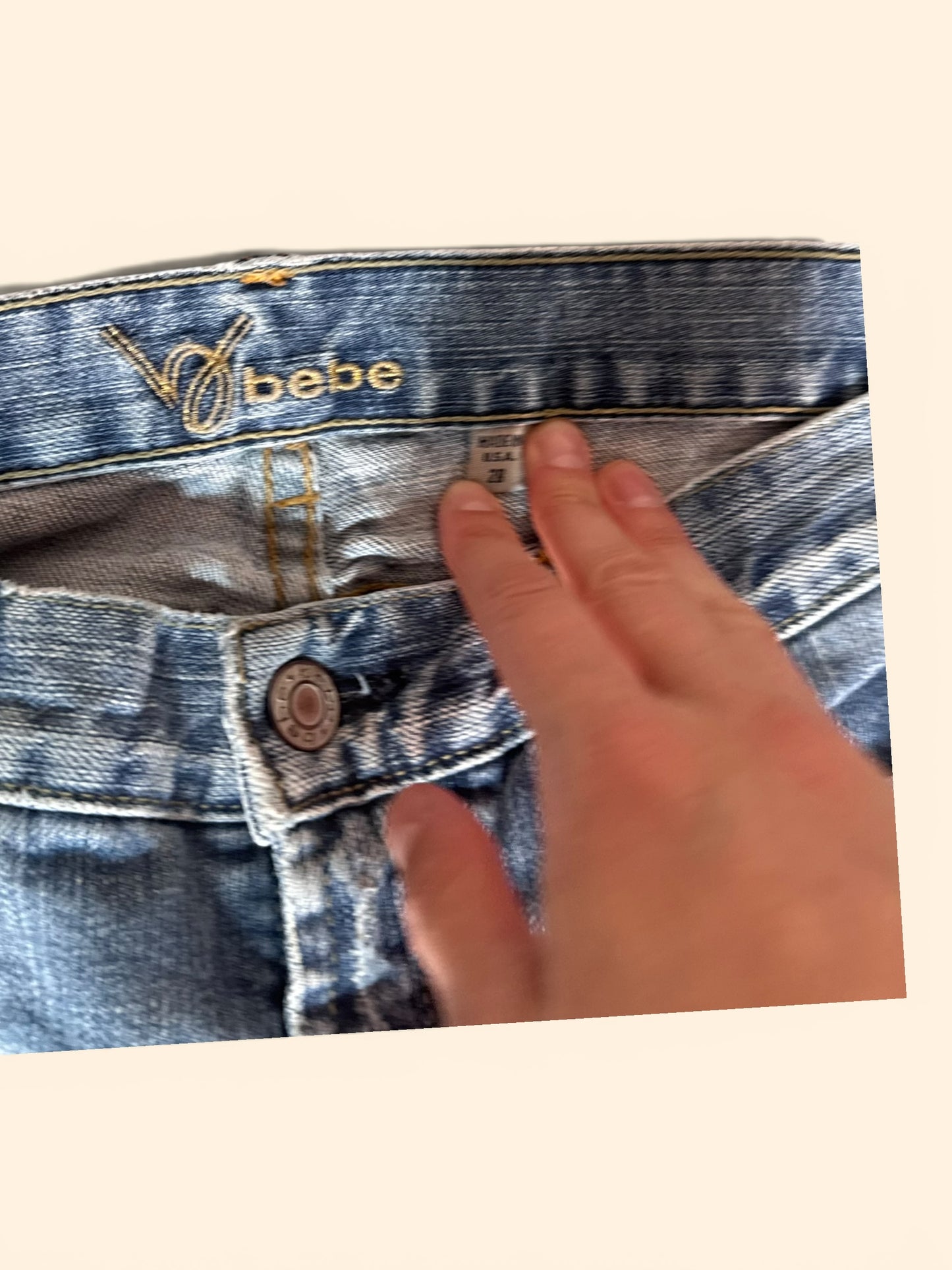 Lågmidjade jeans stl: XS