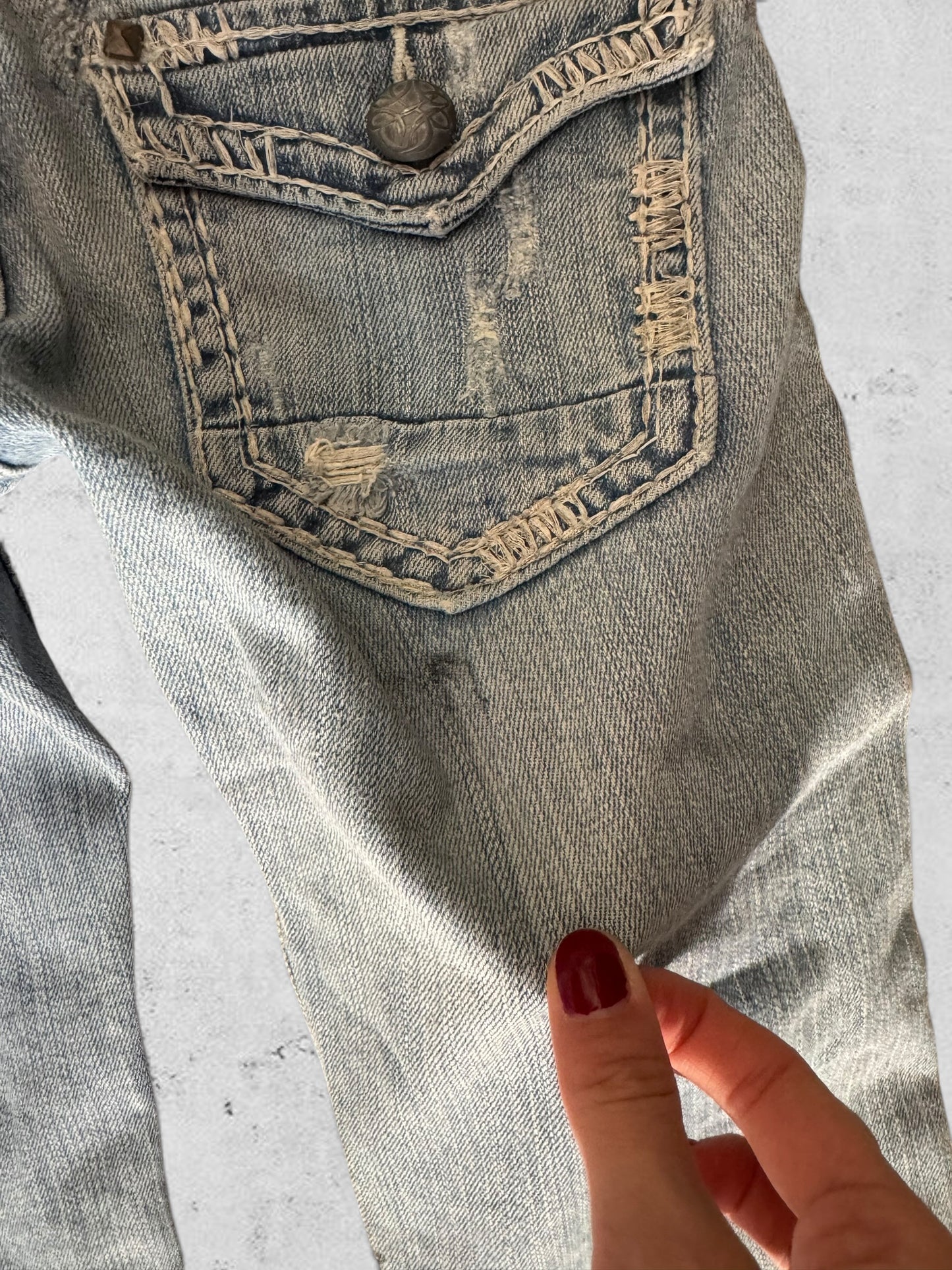 Lågmidjade jeans stl: XXS