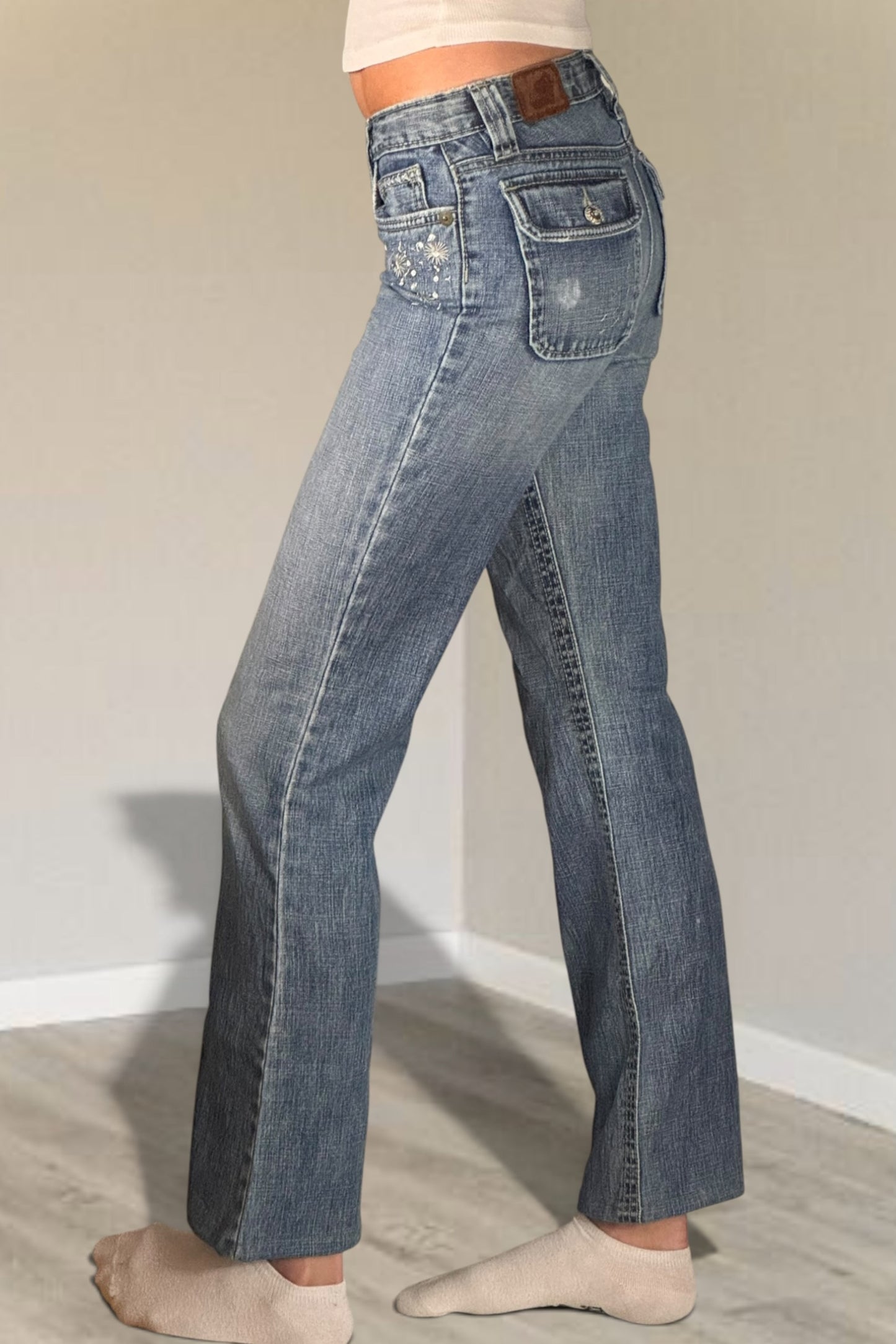 Lågmidjade jeans stl: XXS