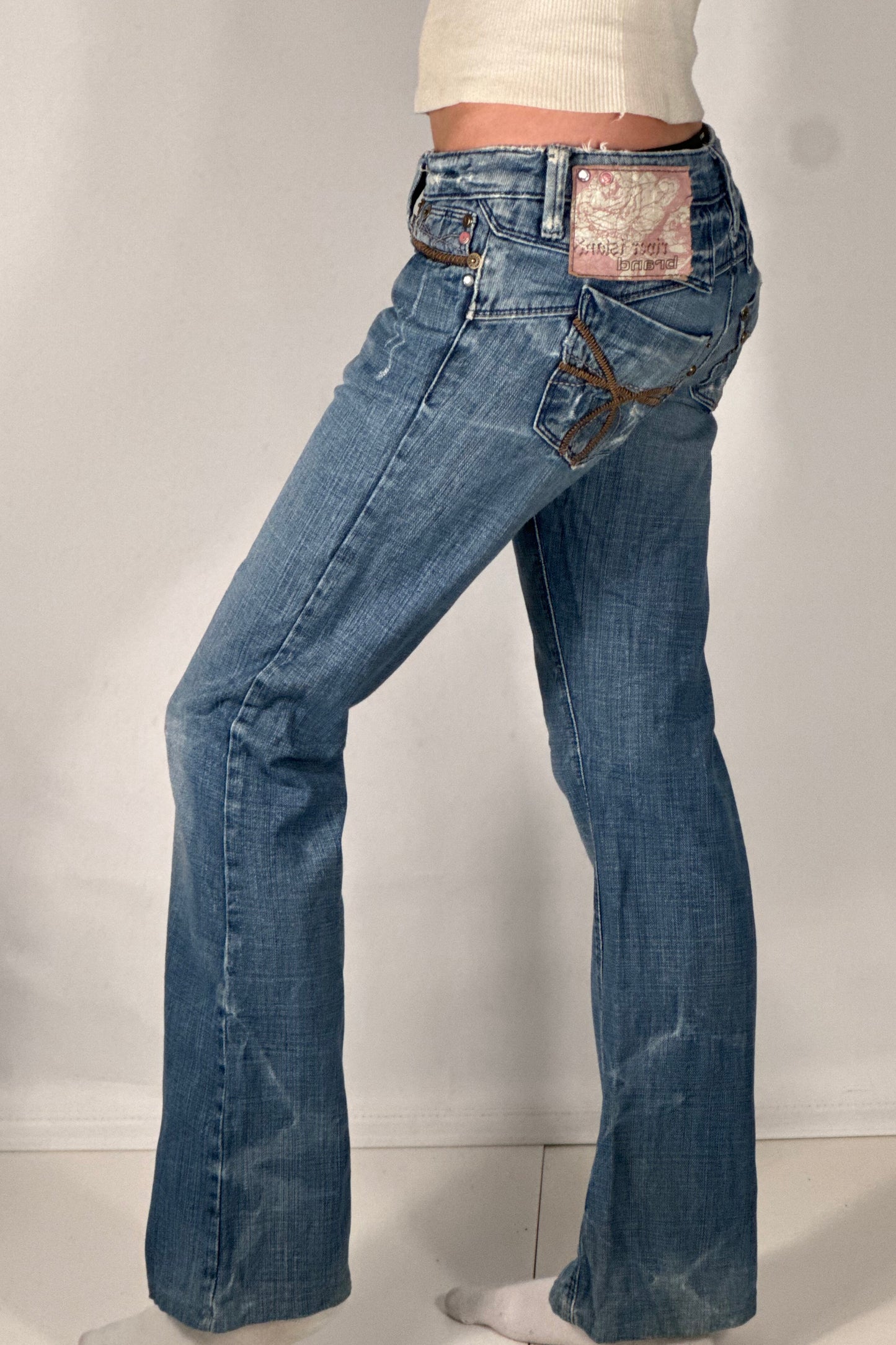 Lågmidjade jeans stl: XS/S