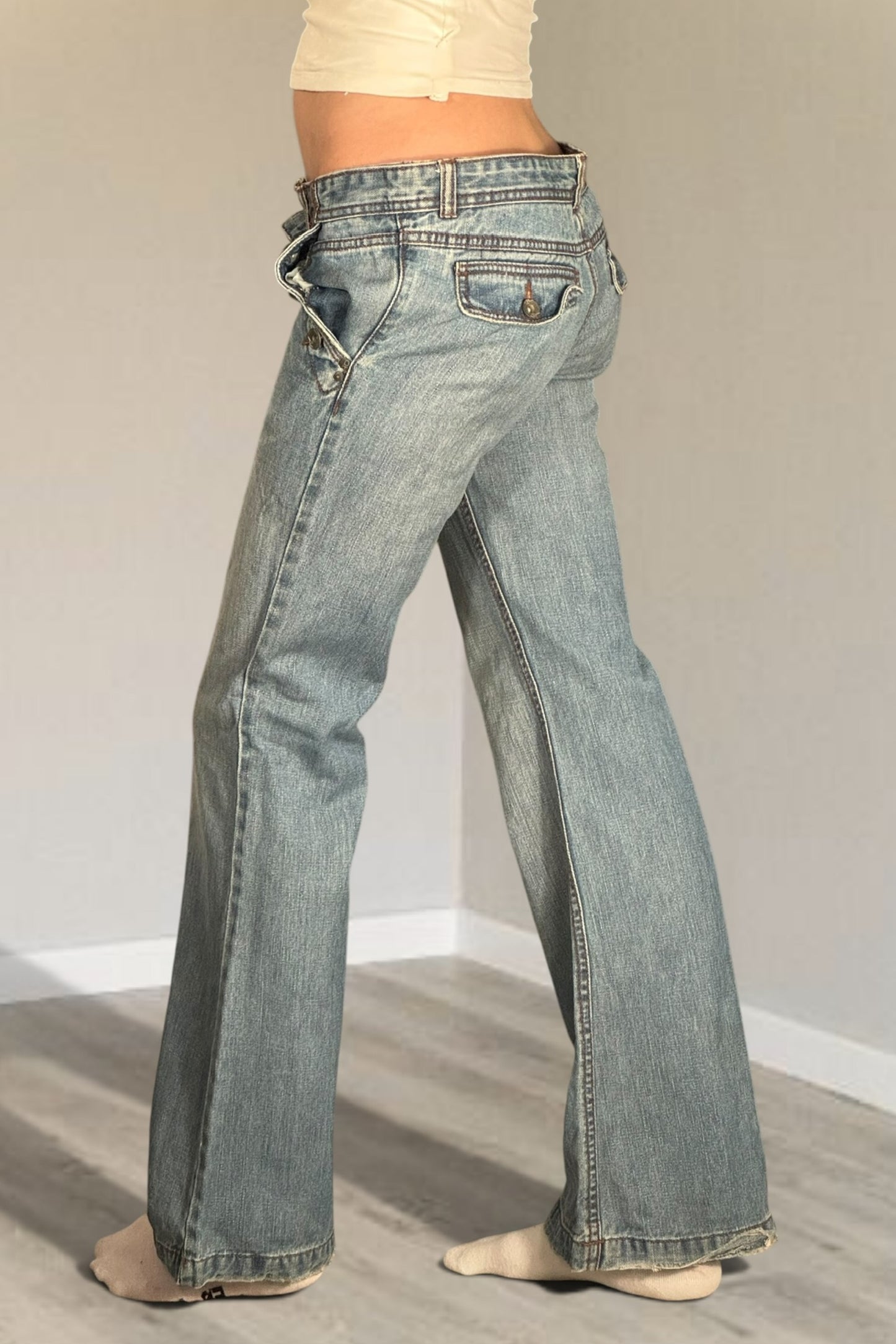 Lågmidjade jeans stl: XXS