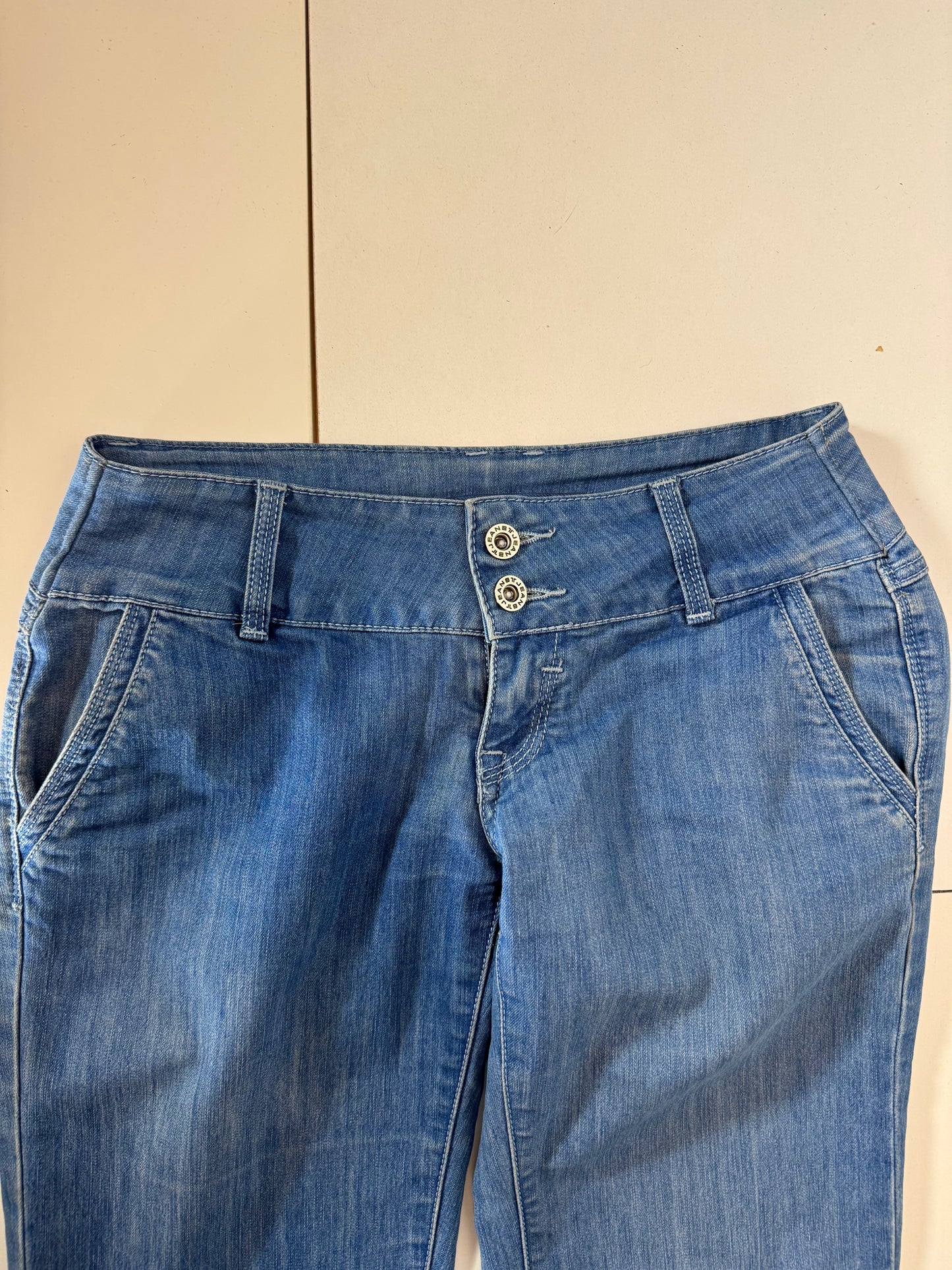 Lågmidjade jeans–stl: XS