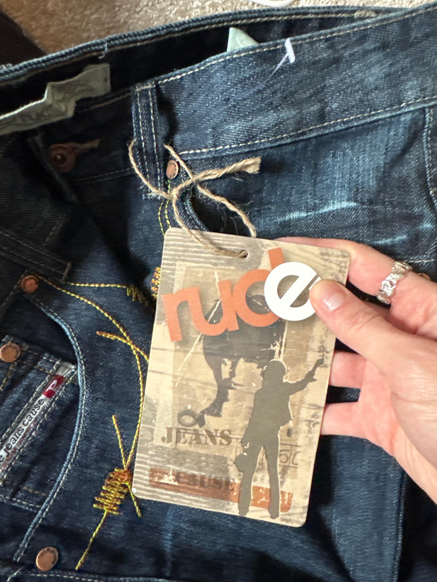 Lågmidjade jeans stl: M (W30/L32)