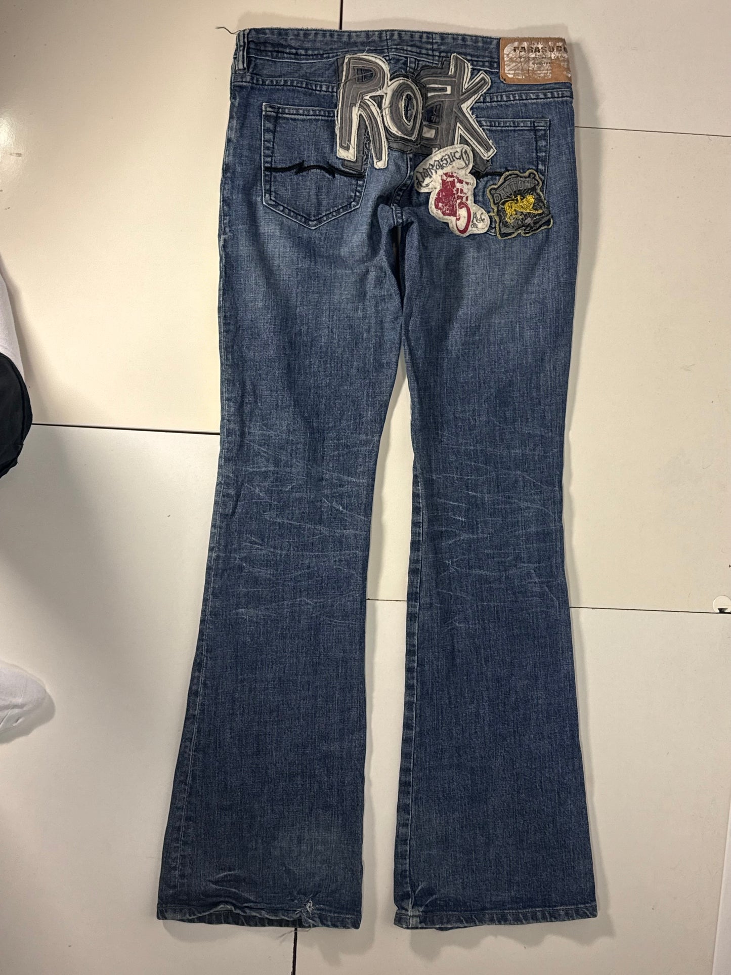 Lågmidjade jeans stl: S