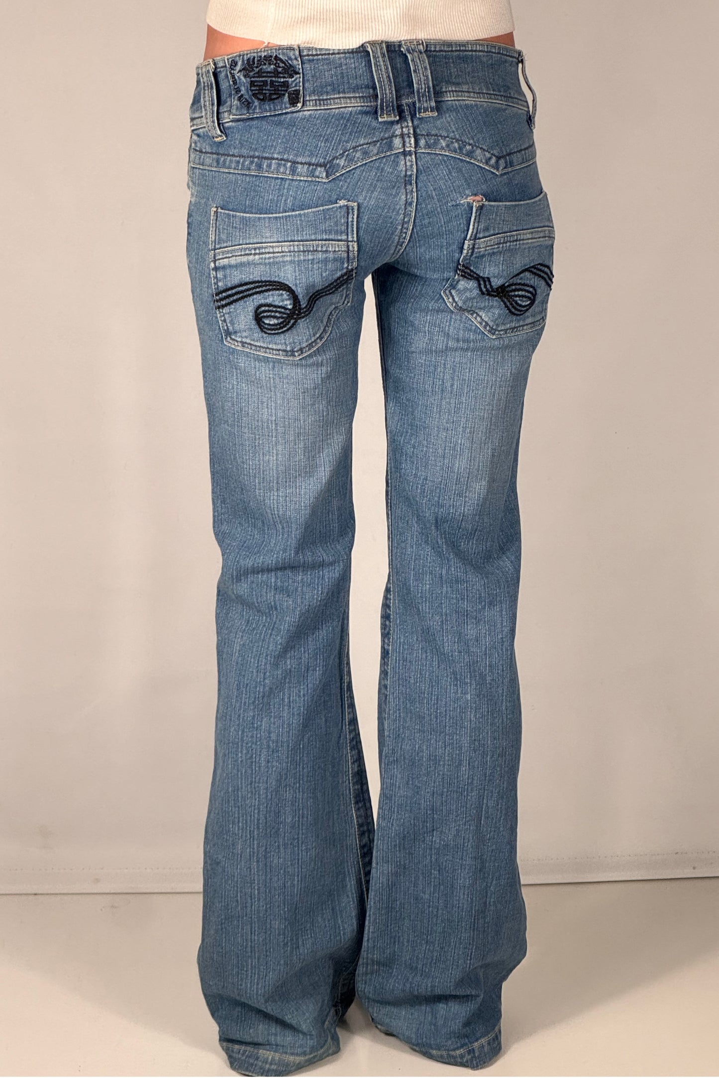 Lågmidjade jeans stl: