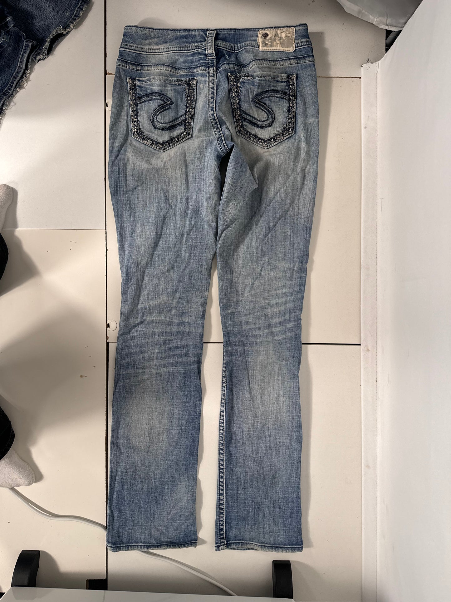 Lågmidjade jeans stl: S