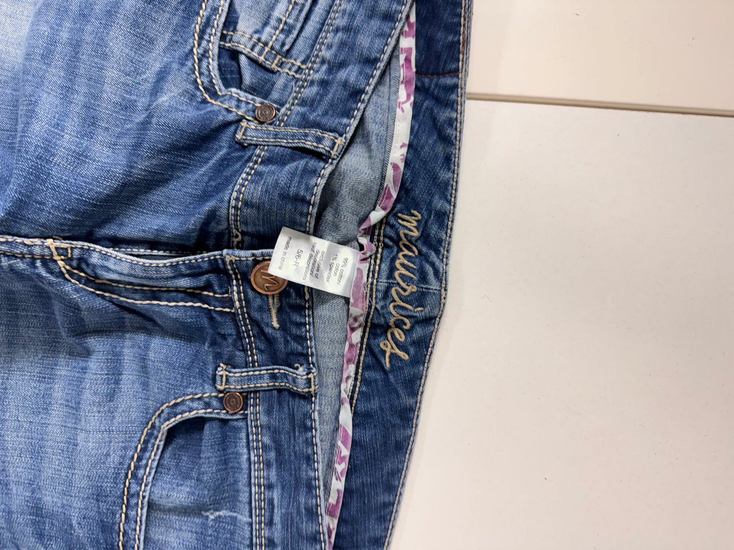 Lågmidjade jeans stl: S