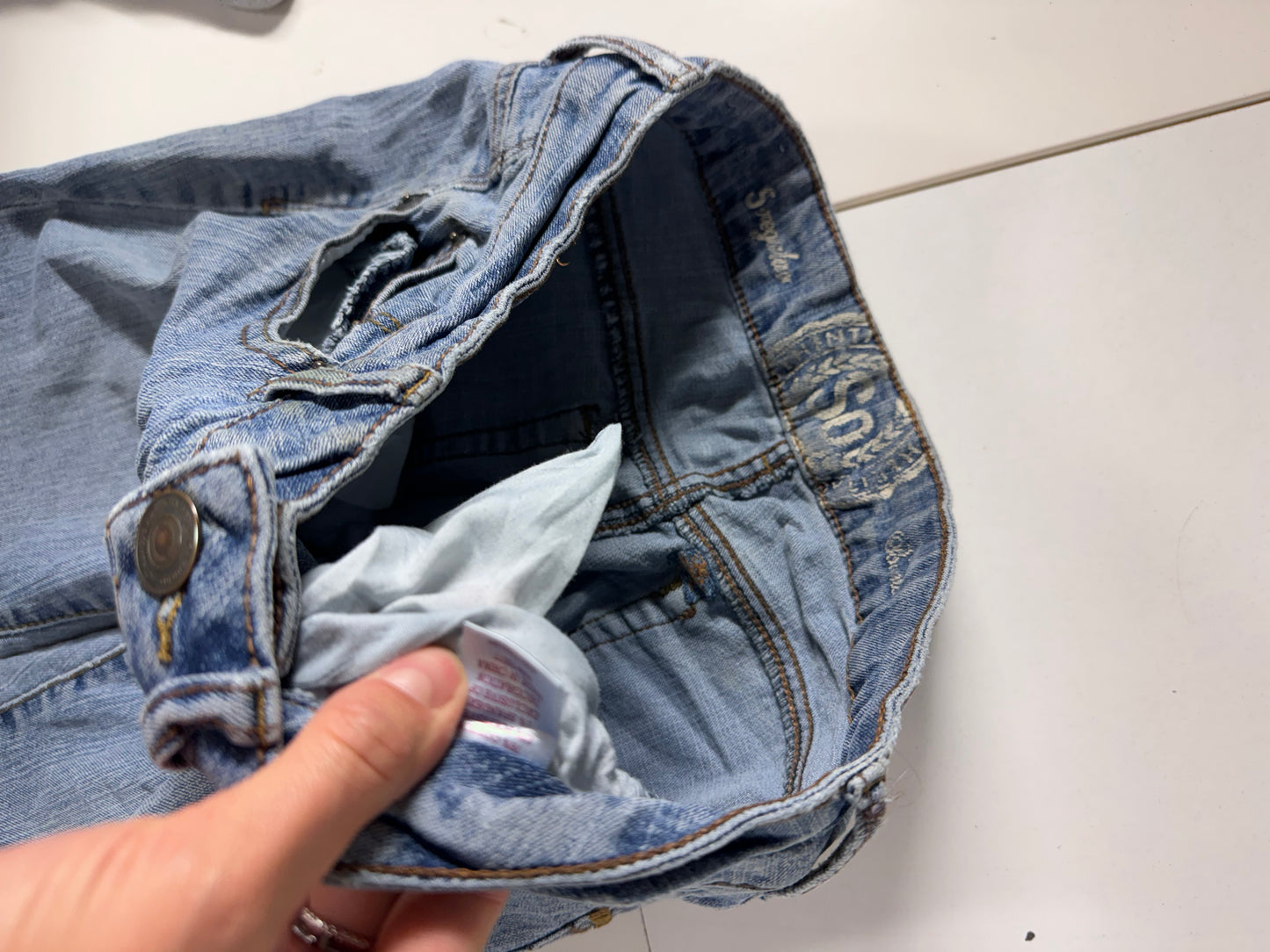 Lågmidjade jeans stl: XS