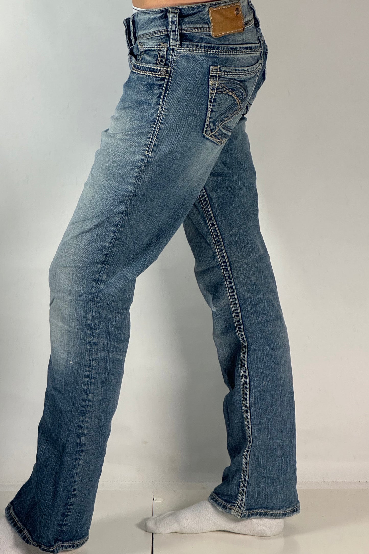 Lågmidjade jeans stl: S